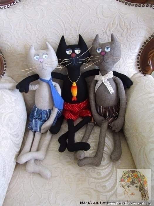 Кому выкройку котиков — Выкройки кота и кошки: Тедди (фото 3)