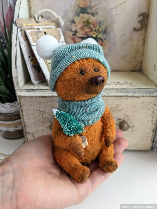 Мишка из зимнего леса — Авторские мишки Тедди и друзья: фото (фото 7)