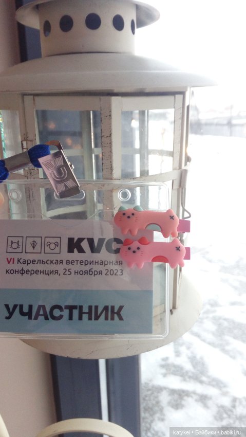 Бирюза, Красноух и Полосатик на Ветеринарной конференции