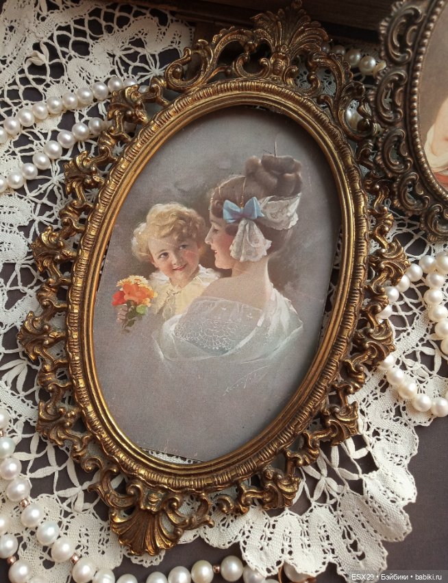 Образ матери на старинных открытках (фото 3)