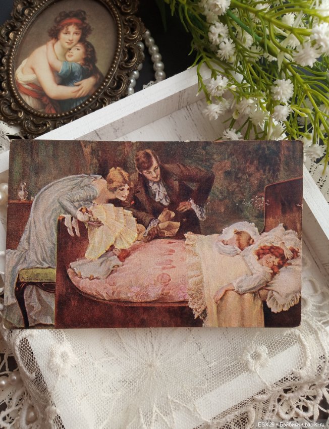 Образ матери на старинных открытках