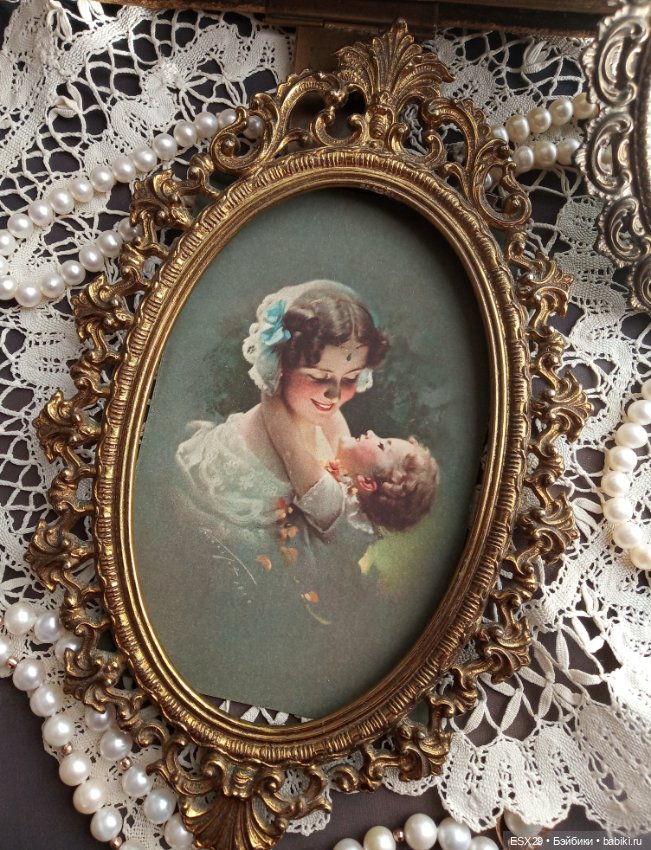 Образ матери на старинных открытках (фото 4)