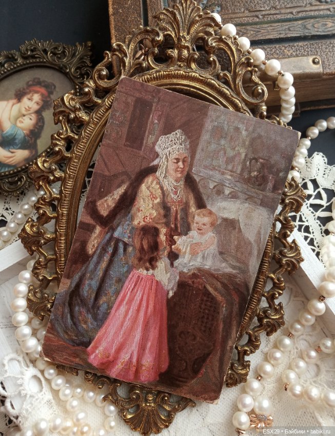 Образ матери на старинных открытках (фото 5)