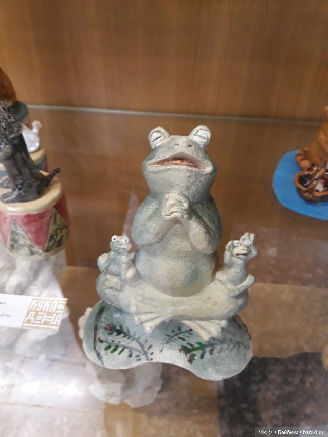 Фаня на выставке "Кукла Дона"