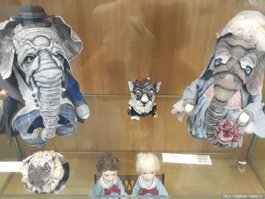 Фаня на выставке "Кукла Дона"