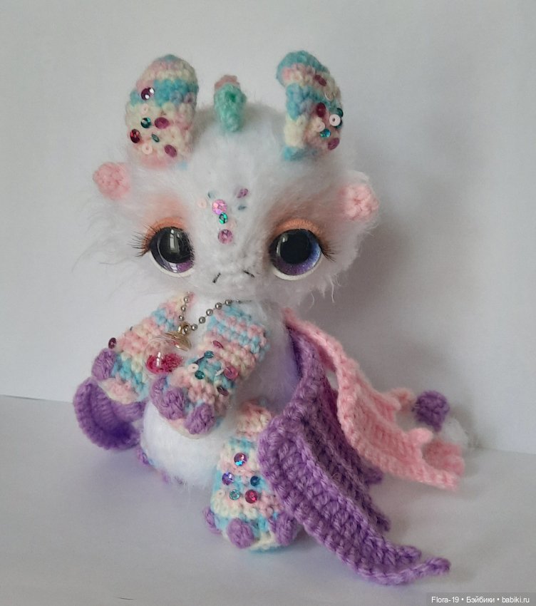 Дракошка Праздник — Вязаные игрушки и амигуруми: крючком
