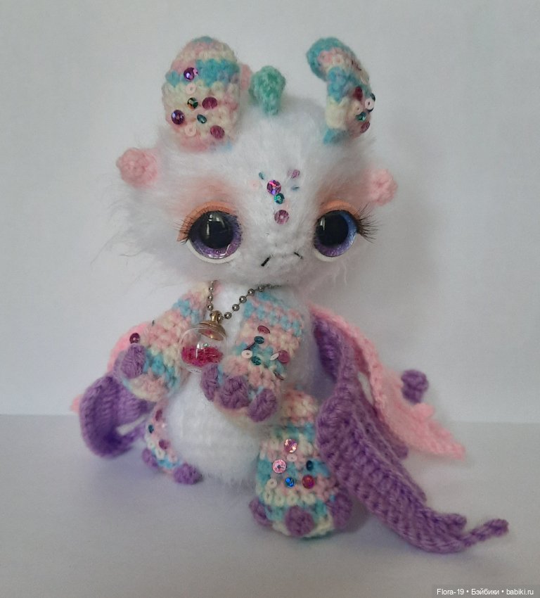 Дракошка Праздник — Вязаные игрушки и амигуруми: крючком (фото 3)