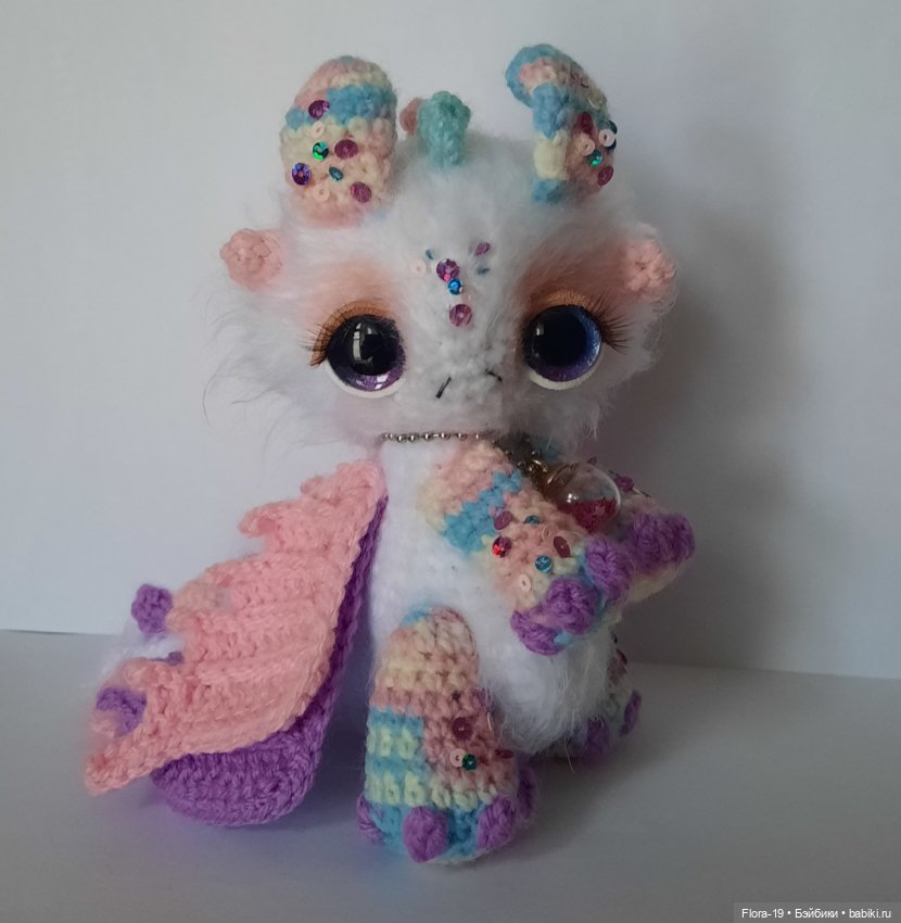 Дракошка Праздник — Вязаные игрушки и амигуруми: крючком (фото 4)
