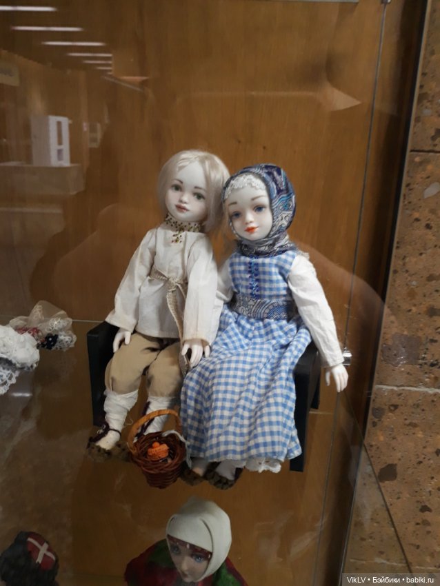 Фаня на выставке "Кукла Дона"