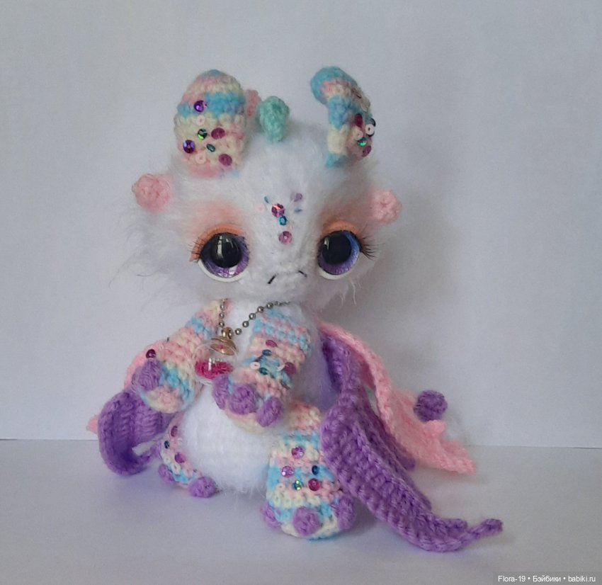 Дракошка Праздник — Вязаные игрушки и амигуруми: крючком (фото 2)