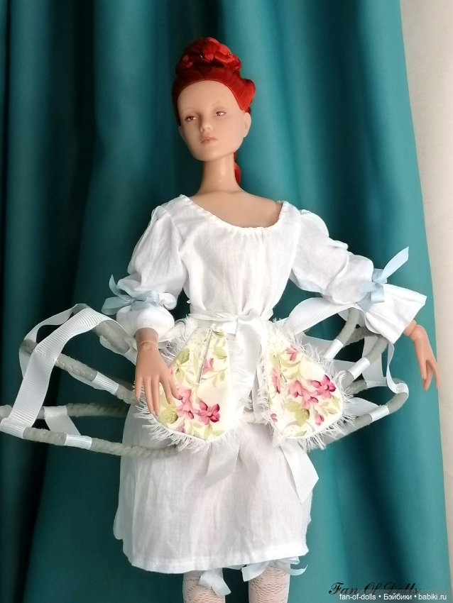 Будуарные фото Антуанетты - нижнее белье в стиле XVIII века (фото 4)