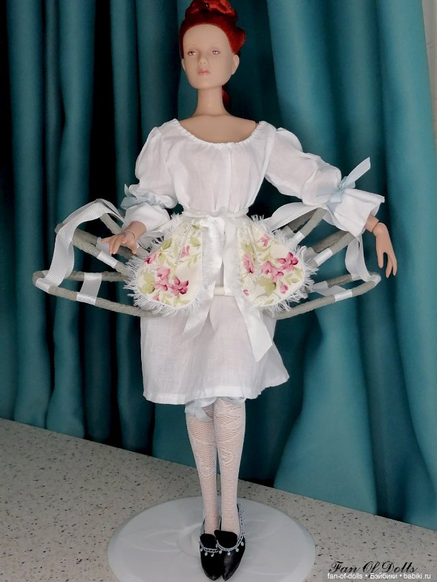 Будуарные фото Антуанетты - нижнее белье в стиле XVIII века (фото 3)