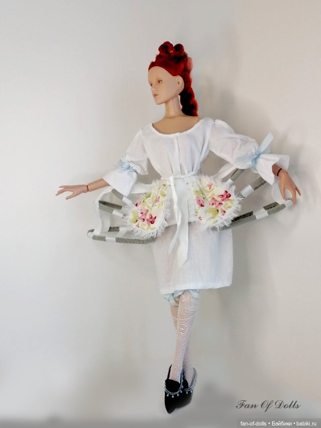 Будуарные фото Антуанетты - нижнее белье в стиле XVIII века (фото 6)