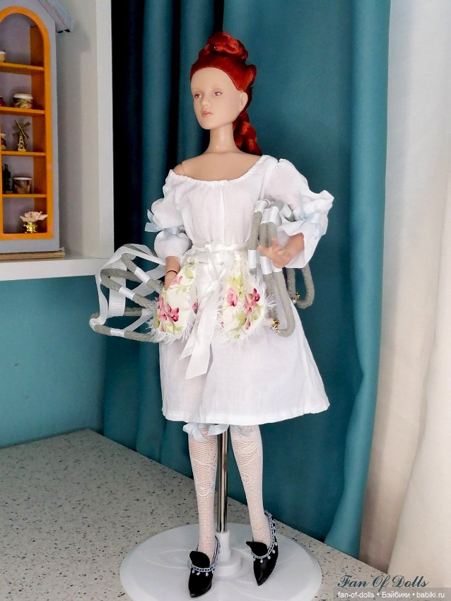 Будуарные фото Антуанетты - нижнее белье в стиле XVIII века