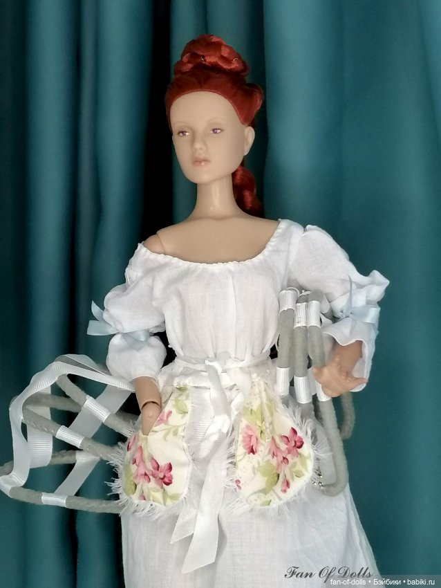 Будуарные фото Антуанетты - нижнее белье в стиле XVIII века (фото 2)