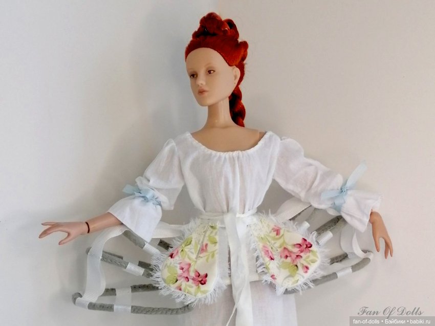 Будуарные фото Антуанетты - нижнее белье в стиле XVIII века (фото 5)