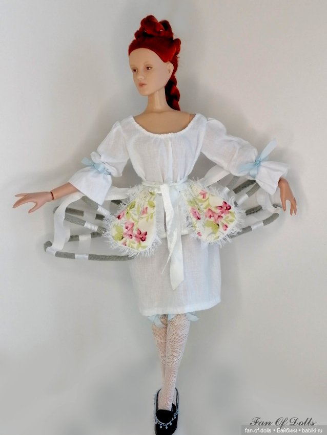 Будуарные фото Антуанетты - нижнее белье в стиле XVIII века (фото 7)