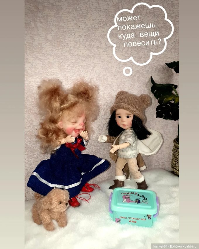 Ну и гостеприимство 🤦‍♀️ — Куклы и тела Obitsu 11 (Ob11): гибриды (фото 3)