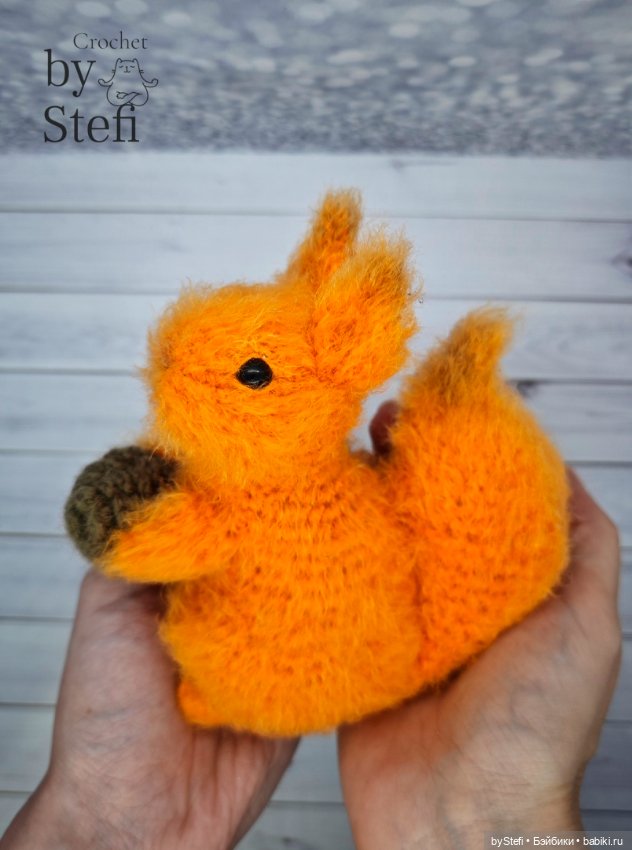 Белочки — Вязаные игрушки и амигуруми: крючком (фото 7)