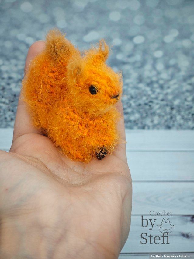 Белочки — Вязаные игрушки и амигуруми: крючком