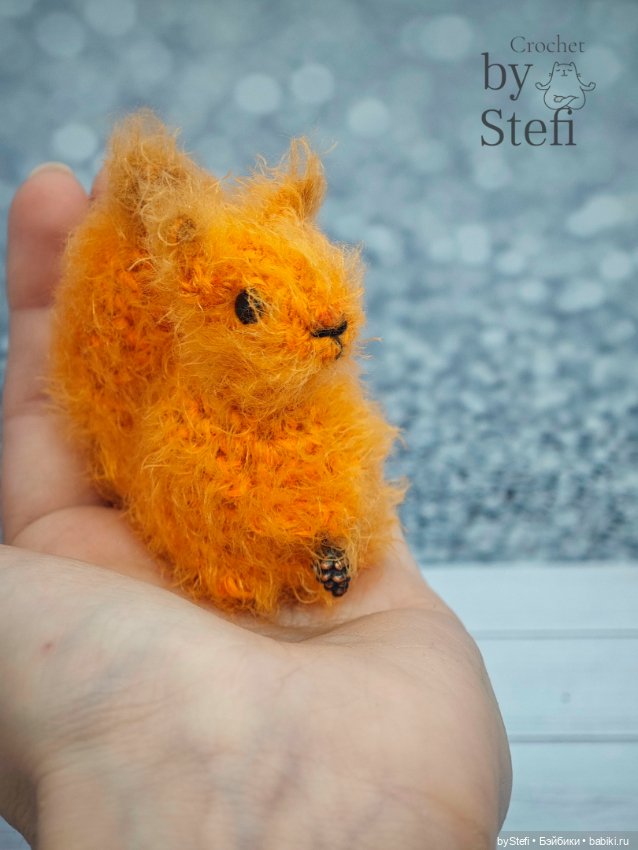 Белочки — Вязаные игрушки и амигуруми: крючком