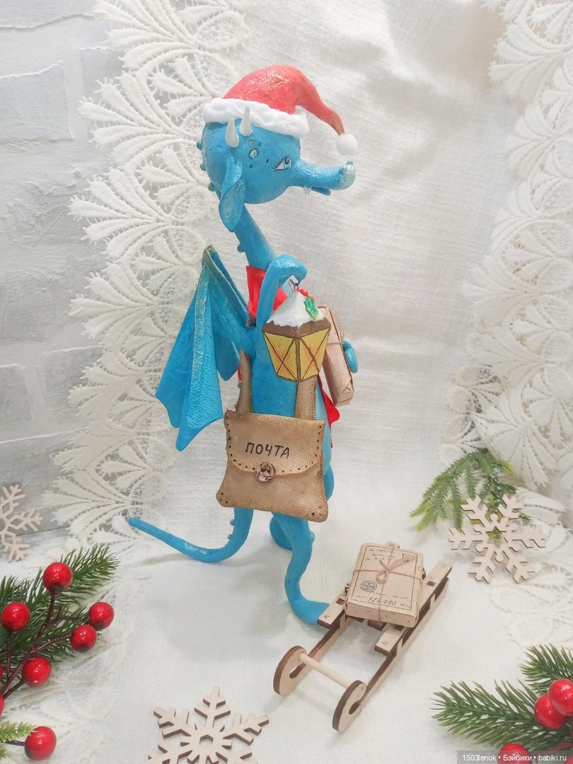 Почтальон — Лепка авторских игрушек и папье (фото 8)