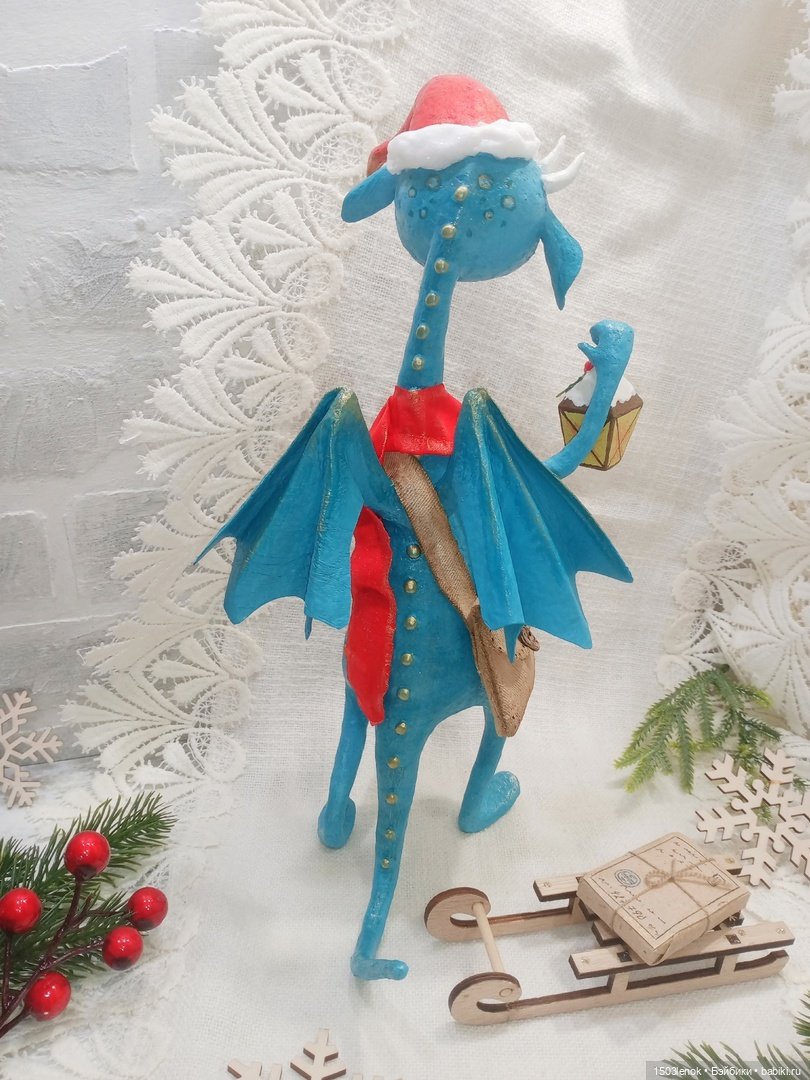 Почтальон — Лепка авторских игрушек и папье (фото 10)