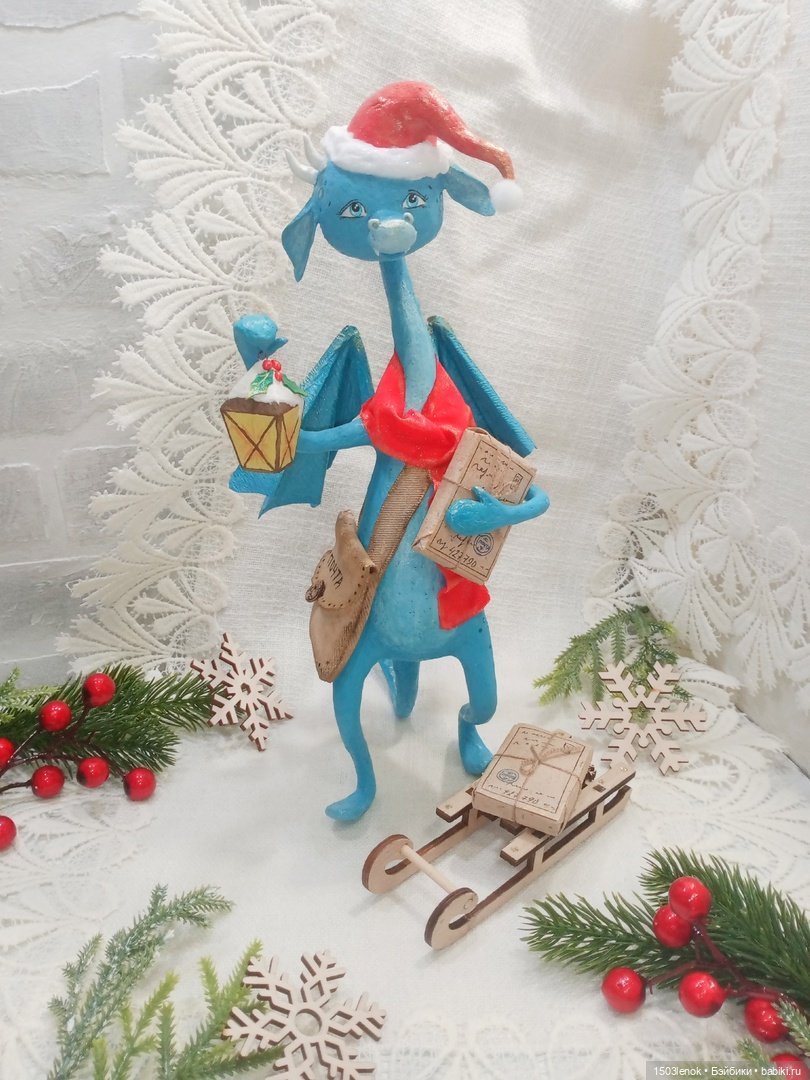 Почтальон — Лепка авторских игрушек и папье (фото 7)