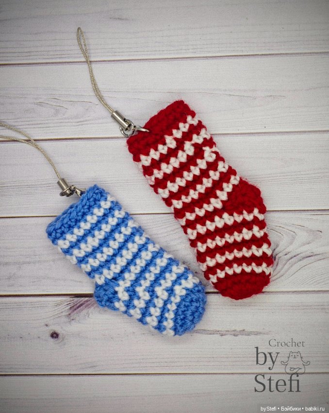 Чулочки-брелочки с описанием вязания (фото 2)