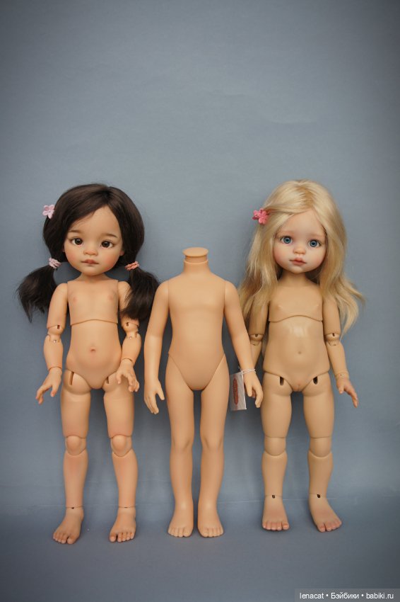 Сравнение двух авторских шарнирных тел для Paola Reina - Г.Карповой и Т.Бачуриной