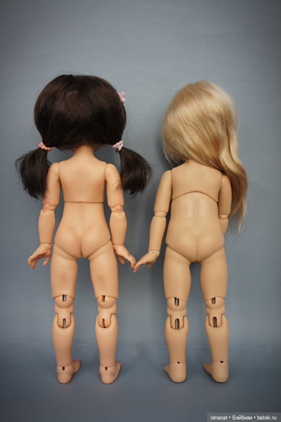 Сравнение двух авторских шарнирных тел для Paola Reina - Г.Карповой и Т.Бачуриной