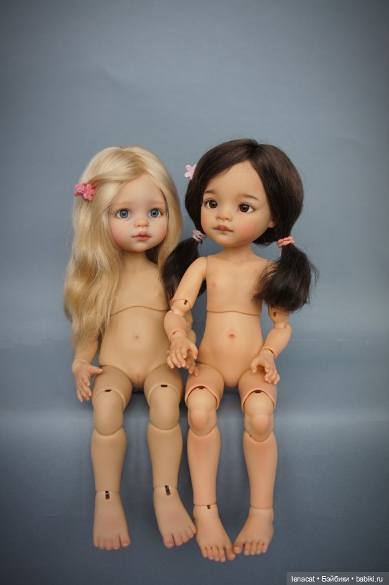 Сравнение двух авторских шарнирных тел для Paola Reina - Г.Карповой и Т.Бачуриной