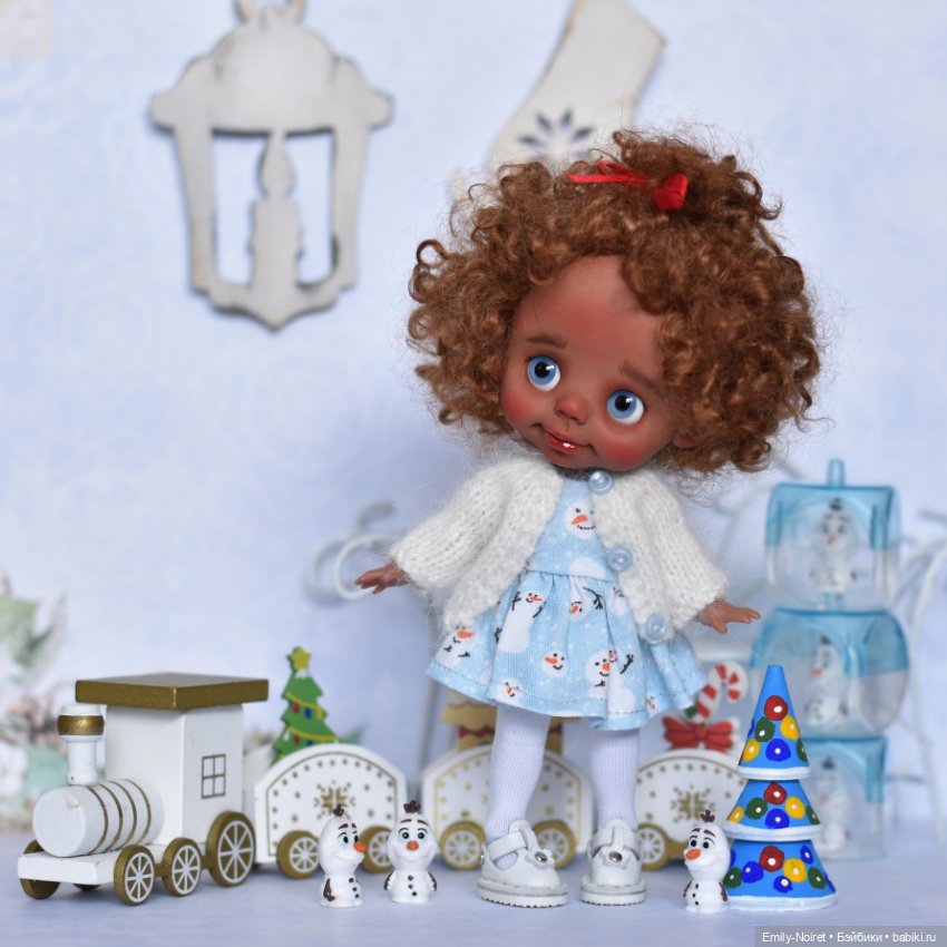 Дина и снеговички — Домашние фото авторских кукол: личные коллекции (фото 5)