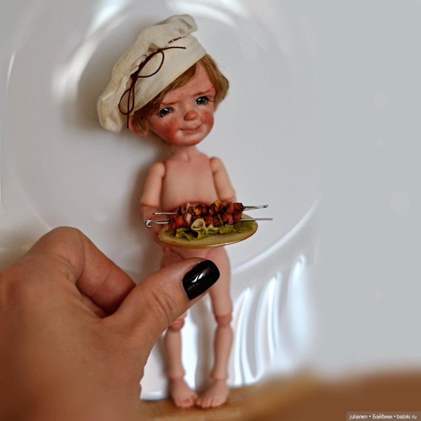 Ну вот мы и вернулись ✈️ — Авторские шарнирные куклы своими руками: лепка (фото 3)