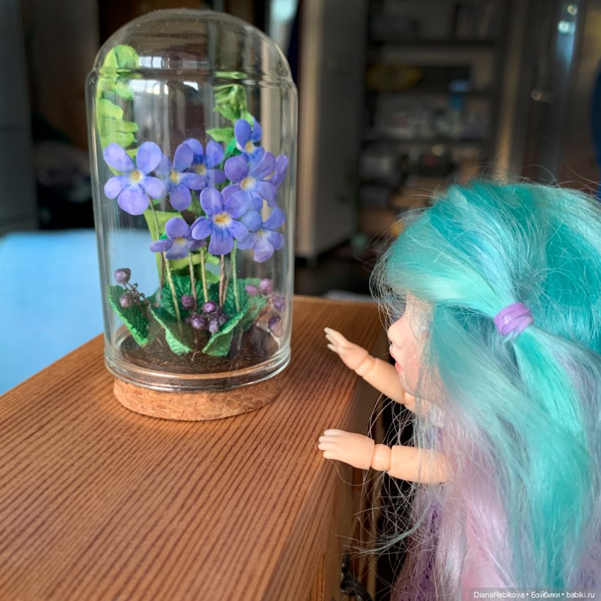 Шалость Лорейн — Авторские миниатюрные куклы: лепка (фото 2)