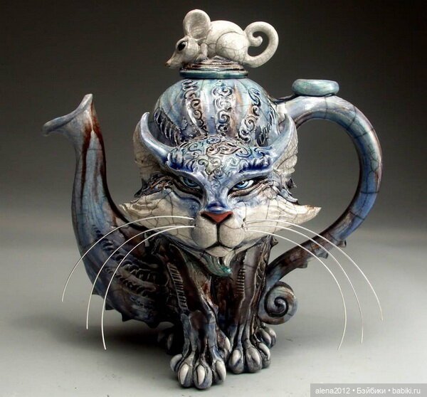 Кото-чайники, кото-подсвечники от Mitchell Grafton (Митчелла Графтона)