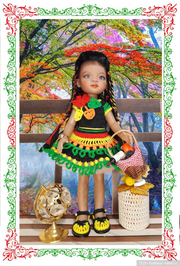 Кукла Мейли Paola Reina и создание для неё образа "Занзибар" (фото 3)