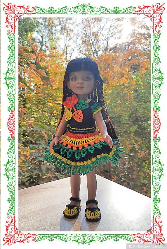 Кукла Мейли Paola Reina и создание для неё образа "Занзибар" (фото 4)