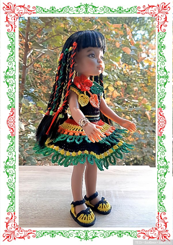 Кукла Мейли Paola Reina и создание для неё образа "Занзибар" (фото 5)