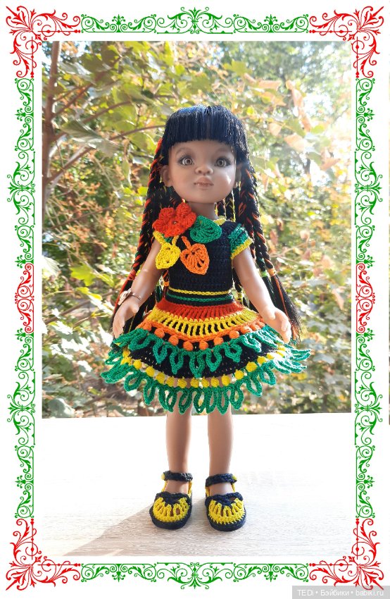 Кукла Мейли Paola Reina и создание для неё образа "Занзибар" (фото 6)