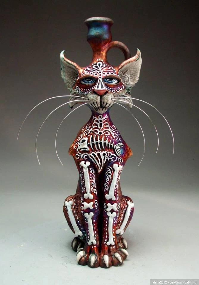 Кото-чайники, кото-подсвечники от Mitchell Grafton (Митчелла Графтона)