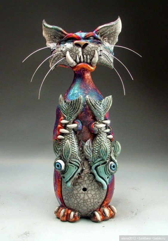 Кото-чайники, кото-подсвечники от Mitchell Grafton (Митчелла Графтона)