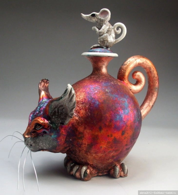 Кото-чайники, кото-подсвечники от Mitchell Grafton (Митчелла Графтона)