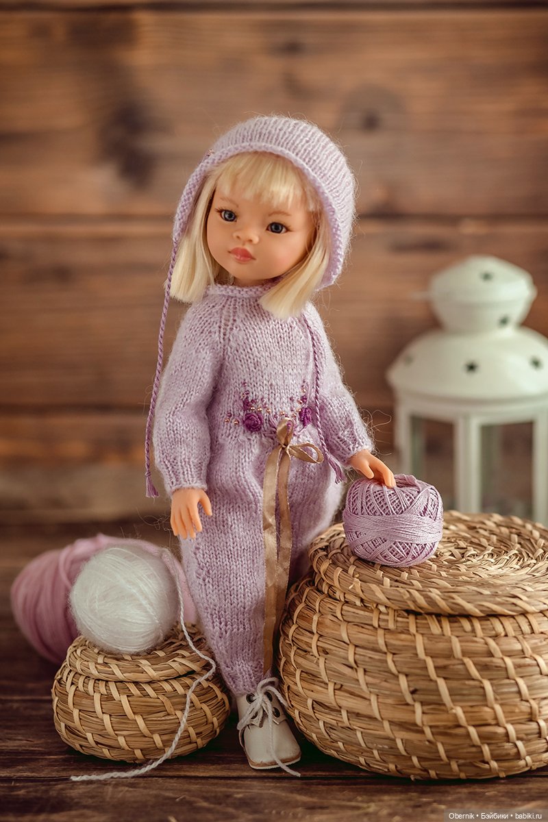 Голубой и нежно-лиловый — Одежда и обувь для кукол своими руками: фото (фото 5)