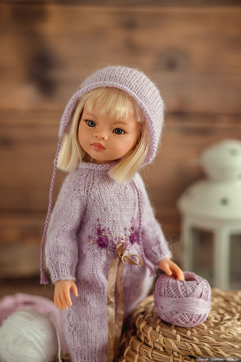 Голубой и нежно-лиловый — Одежда и обувь для кукол своими руками: фото (фото 9)