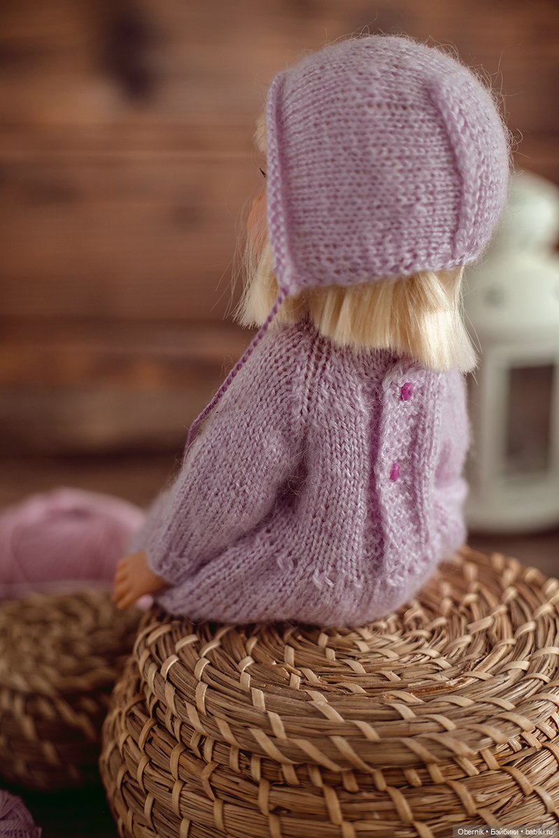 Голубой и нежно-лиловый — Одежда и обувь для кукол своими руками: фото (фото 8)