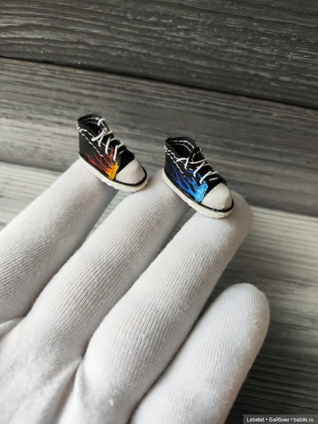 Микро обувь для Поппи Паркер и Барби с плоской стопой (фото 4)