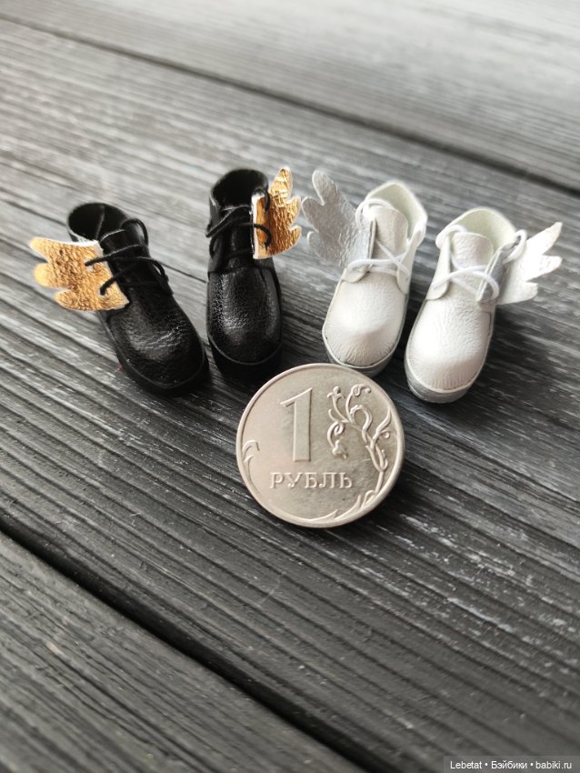 Микро обувь для Поппи Паркер и Барби с плоской стопой (фото 7)