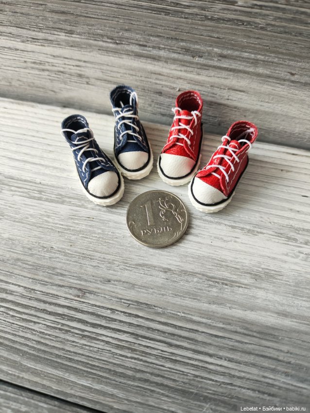 Микро обувь для Поппи Паркер и Барби с плоской стопой