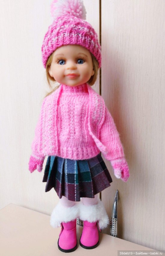 Розовая зефирка — Одежда и обувь для кукол своими руками: фото (фото 2)
